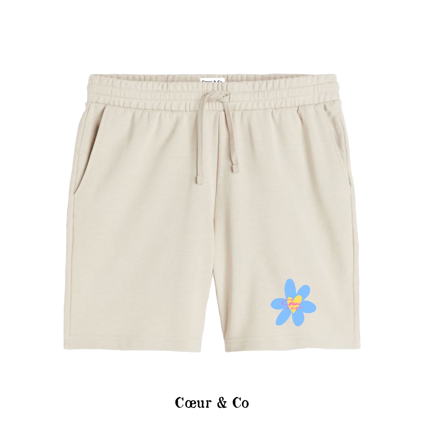 Short  Coeur & Co Flowers Beige