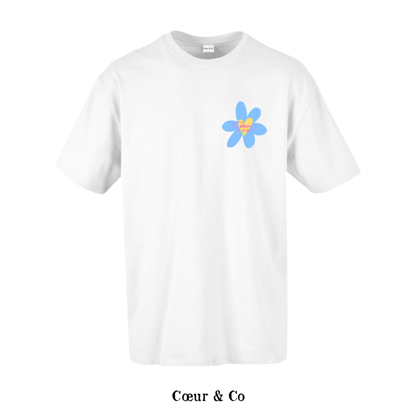 Tee-shirt Coeur & Co Flowers